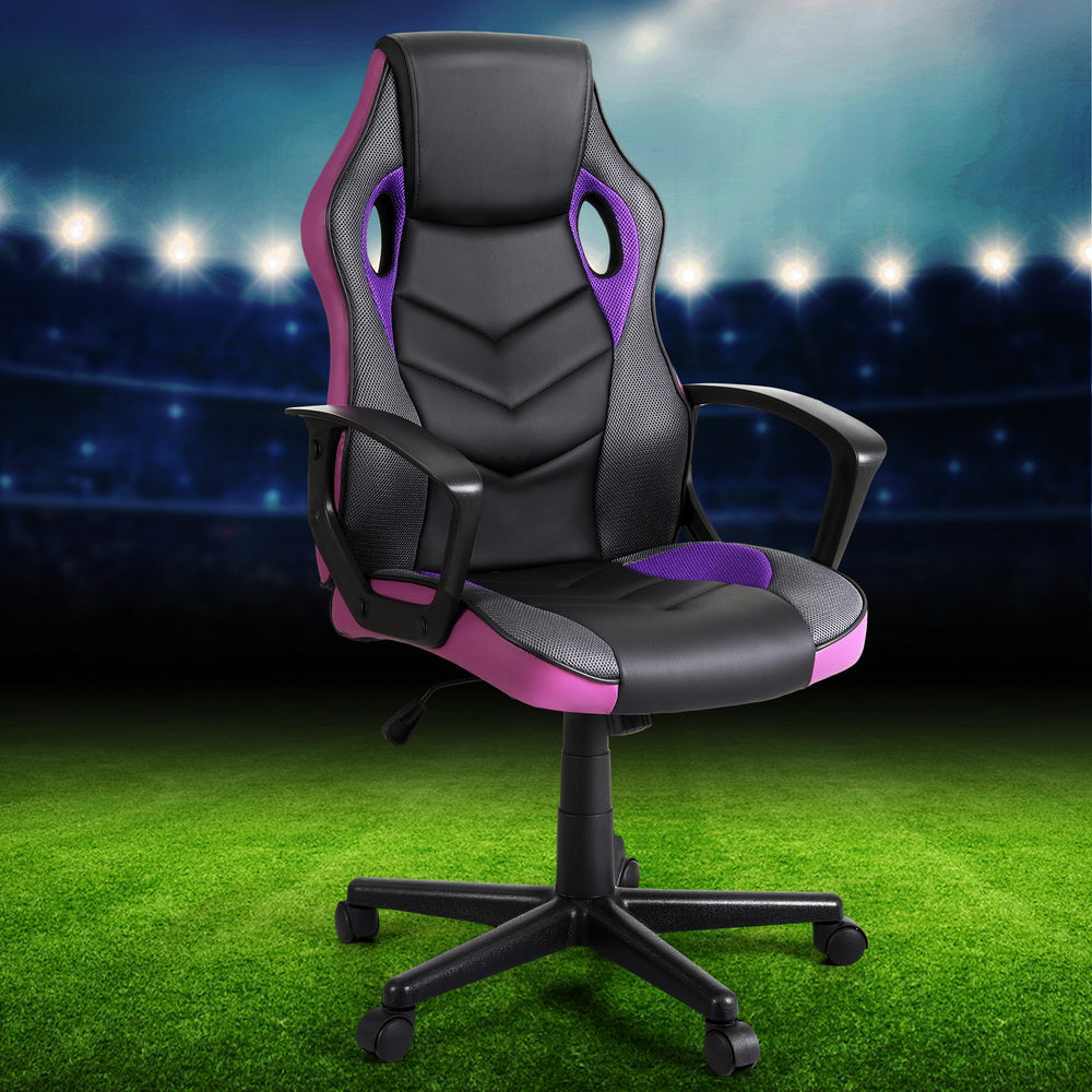 Elite Purple Gaming Office Chair with Premium Comfort