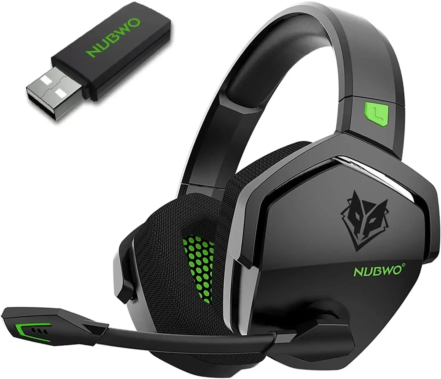 NUBWO G06 Luxe Dual Wireless Gaming Headset with Microphone
