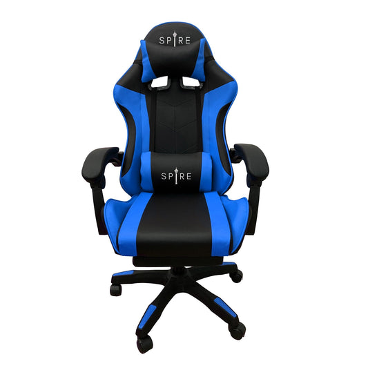 Elite Spire Zinc Blue and Black Adjustable Gaming/Office Chair