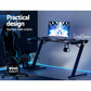 Apex Gaming Desk Computer Desks LED Light 140CM