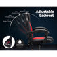 Apex 2 Point Massage Gaming Office Chair PU Leather Red