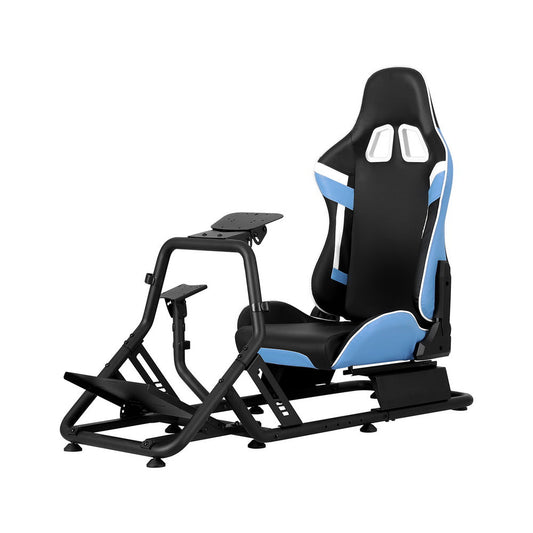 Elite Racing Simulator Cockpit Gaming Chair - Blue