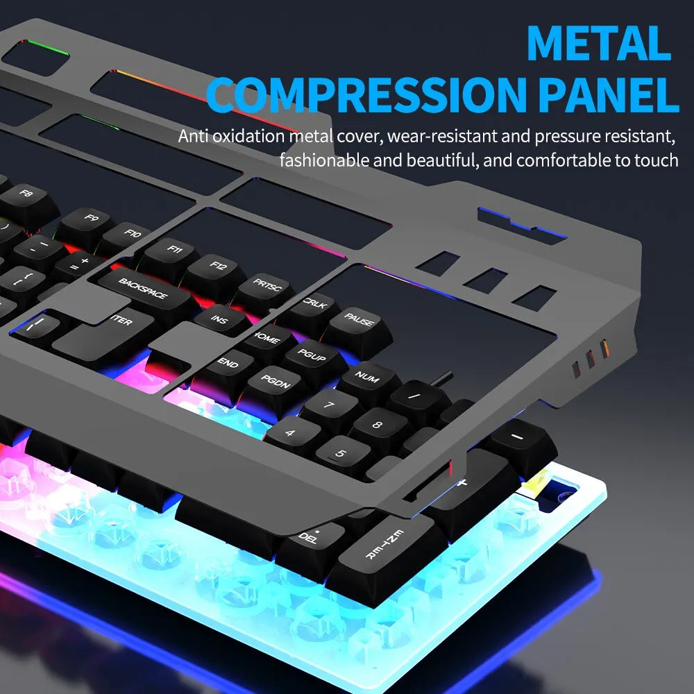 Gamer keyboard and mouse combo RGB led