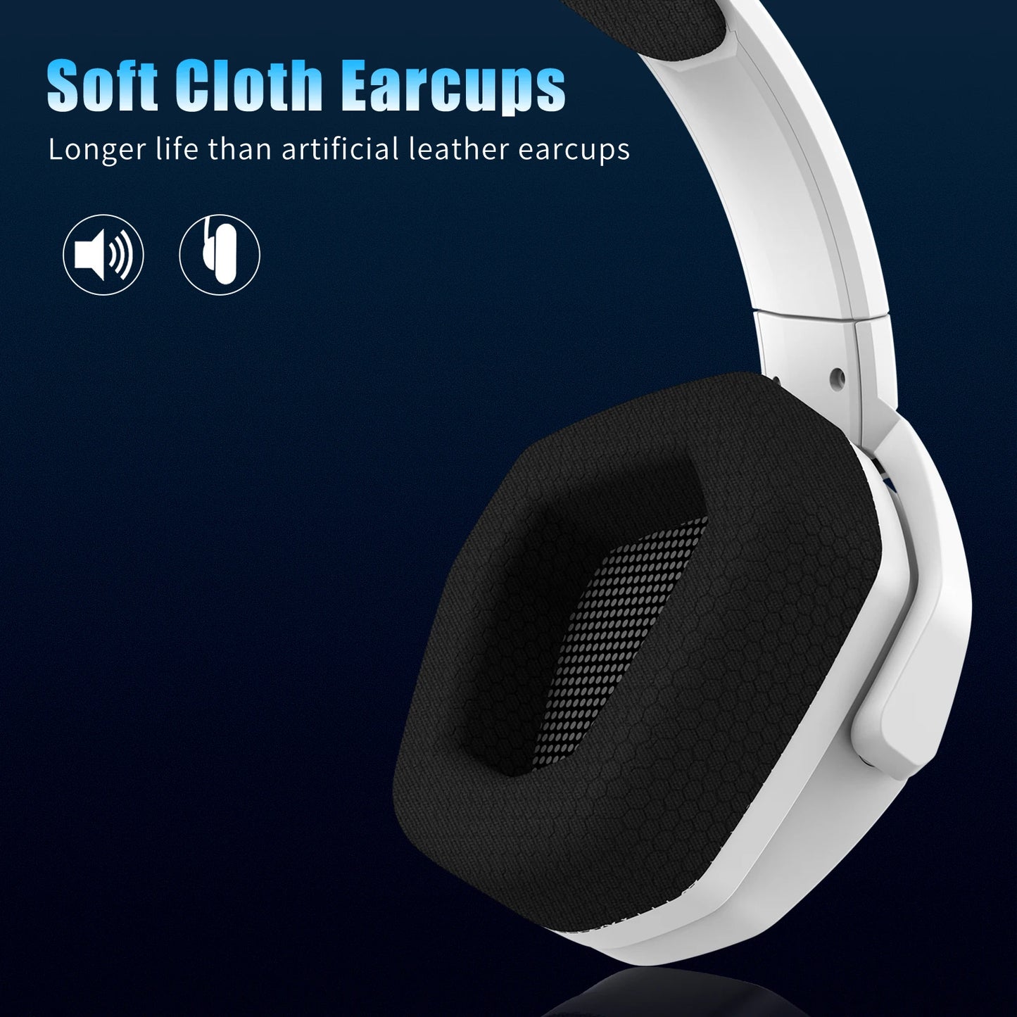 NUBWO G06 Luxe Dual Wireless Gaming Headset with Microphone