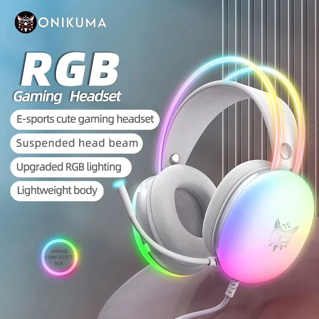 Elite Esports Gaming Headset with Full RGB Lighting