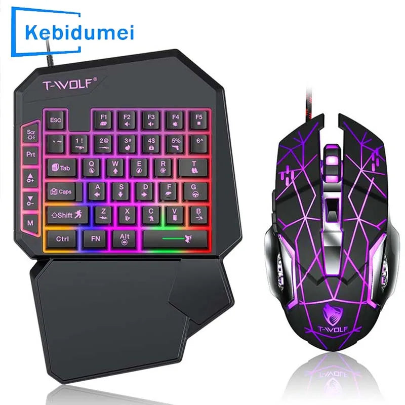 Mobile Controller Gaming Keyboard Mouse Backlight Converter 40keys