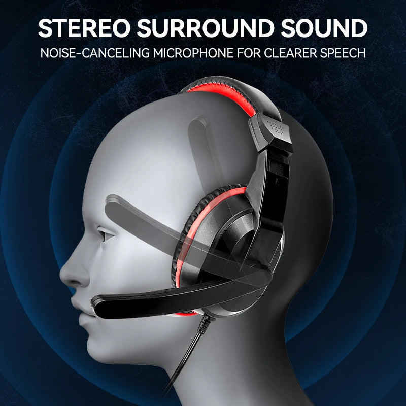 4 In 1 SET Gaming Mouse Pad USB Wired Headset Mouse And Keyboard Combos