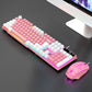 Wired Keyboard And Mouse Set Usb Luminous Mechanical Keyboard And Mouse Set