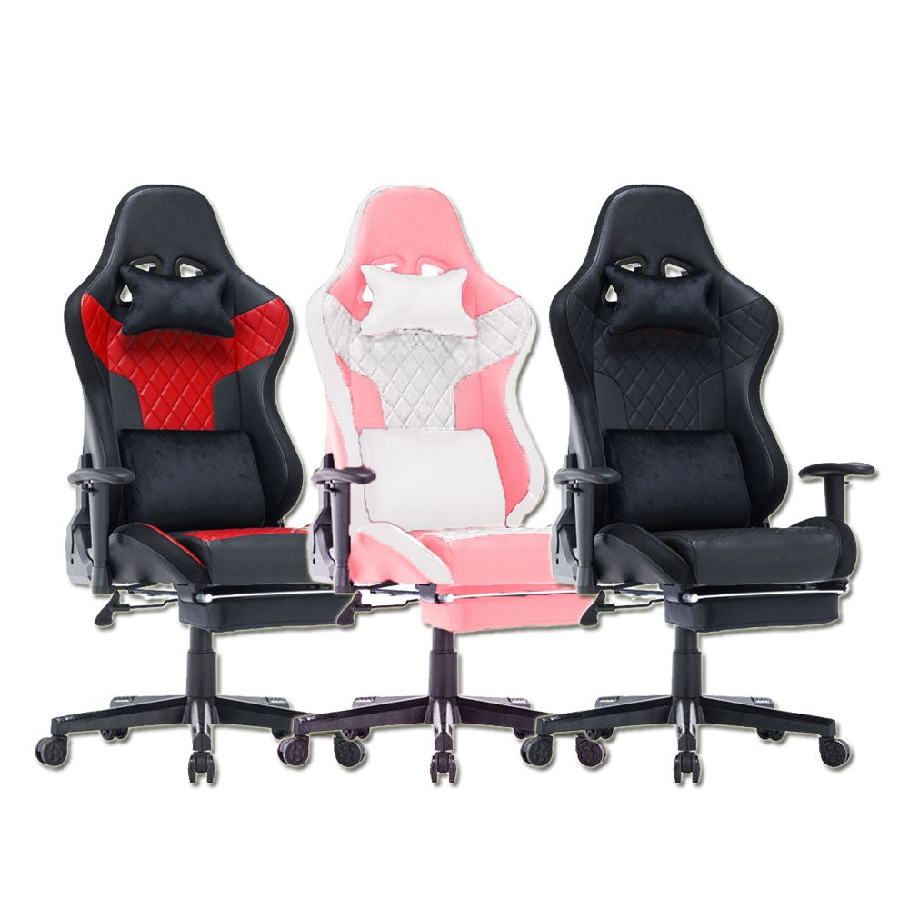 Elite Racing-Inspired RGB Gaming Chair with Bluetooth Speakers and Reclining Comfort