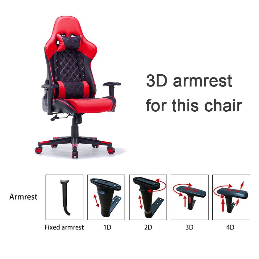 Elite Ergonomic Racing Gaming Chair with 165° Recline & 3D Armrests