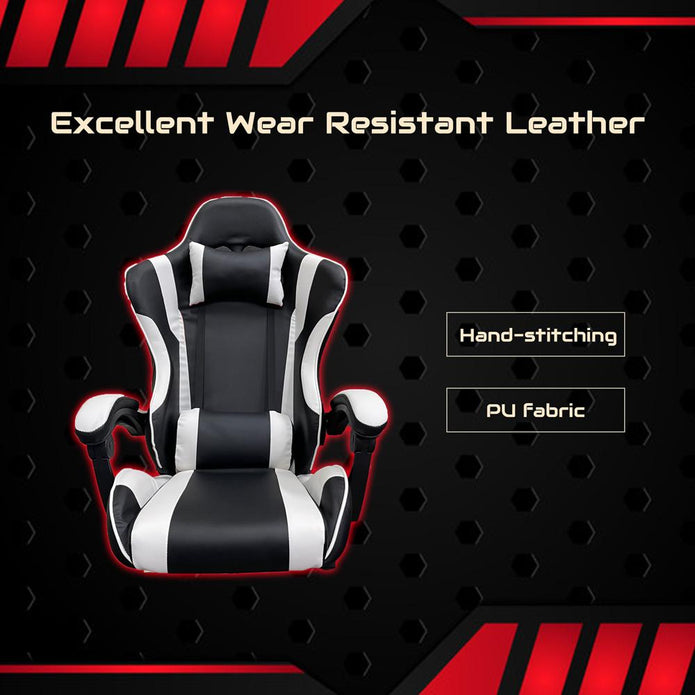 Elite Gaming Chair - Luxurious PU Executive Racer Recliner in Purple