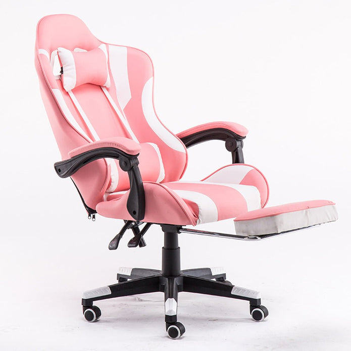 Elite Gaming Chair - Luxurious PU Executive Racer Recliner in Purple