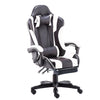 Elite Gaming Executive Chair - Premium PU Leather Recliner in Chic Black and White