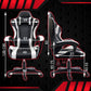 Elite Gaming Executive Chair - Premium PU Leather Recliner in Chic Black and White
